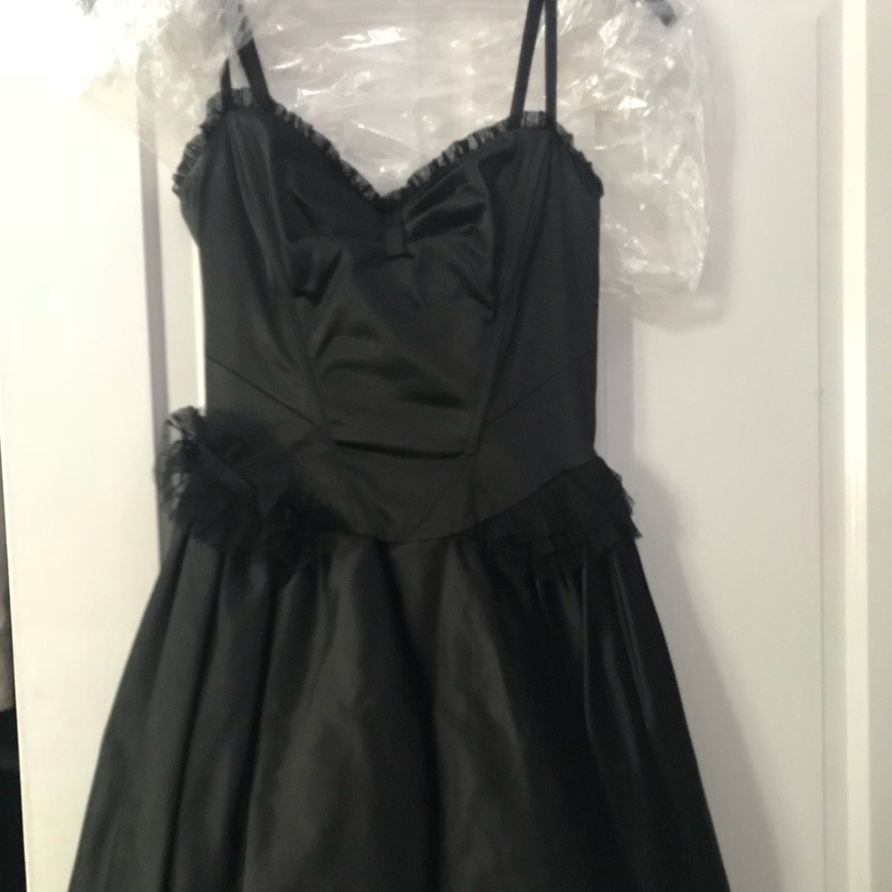 Black Betsey Johnson corset dress